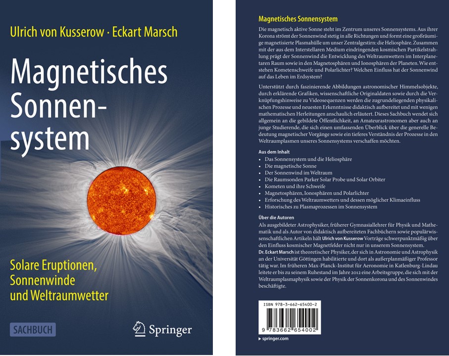 Magnetisches Sonnensystem Buchumschlag